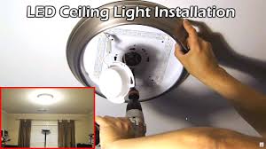 Install 14 Led Ceiling Light Youtube