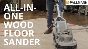 All In One Hardwood Floor Sander Pallmann Spider Planetary Floor Sander Youtube