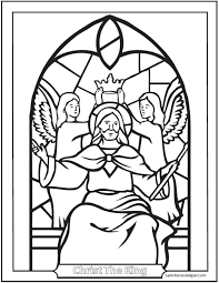 Teacher, make sure that there is a crown in your pile of hats to go along with today's story! Jesus Christ King Coloring Page Latin English Christus Vincit