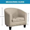 Womaco club chair slipcover printed stretch armchair tub/round barrel swivel chair covers with elastic bottom sofa furniture protector (1, a13) 4.2 out of 5 stars. 1