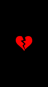 Red And Black Heart Black Broken Heart Emotional Hopeless No Hope No Love Hd Mobile Wallpaper Peakpx
