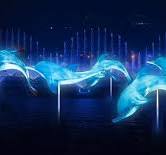 Christmas Decoration 3D Customizable Lighted Dolphin ...