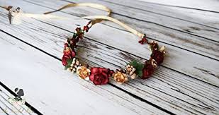 Check spelling or type a new query. Handcrafted Garnet And Gold Flower Crown Red And Gold Wedding Flower Girl Halo Christmas Headband Br Gold Wedding Flowers Flower Crown Flower Girl Halo