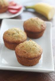 Muffins A La Banane Et Noix Moelleux Recette Recette Muffin Banane Muffins A La Banane Moelleux