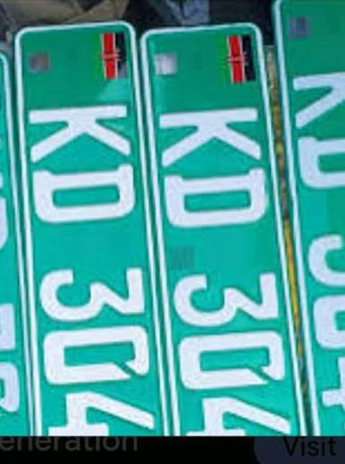Kdz Number Plate in Kenya