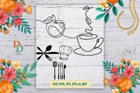 Download File For Cricut Coffee Cooking Graphic By Denysdigitalshop Creative Fabrica PSD Mockup Templates