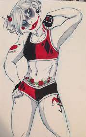 Raygor's Super Professional Art Blog — Draws buff Harley Quinn to inspire  me to work out...