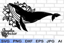 Download Whale Svg Whale Floral Svg Summer Svg Ocean Animal Svg 1288553 Illustrations Design Bundles