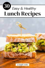 30 Best Lunch Ideas Easy Healthy A Couple Cooks Recipe In 2021 Easy Healthy Lunch Recipes Easy Healthy Lunches Easy Vegetarian Lunch