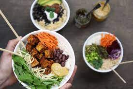How To Host A Yumm Bowl Party At Home Menu Planning Sweet Chili Sauce Eating Plans