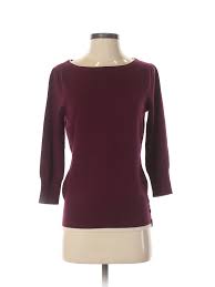 Details About Cullen Women Purple Cashmere Pullover Sweater Sm