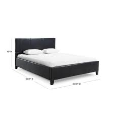 Find a bed frame that complements your style. Element Black Twin Bed Bs Elm Tw Pk The Home Depot