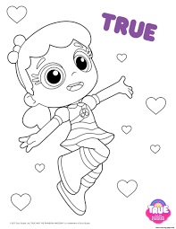 Coloring pages of true and the rainbow kingdom. True 1 True And The Rainbow Kingdom Coloring Pages Printable