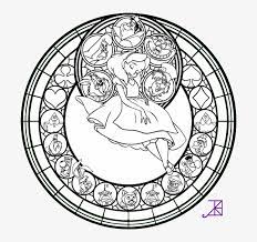 For more fantastic coloring pages, such as disney coloring pages or coco coloring pages keep yourself hooked with us. Alice Stained Glass Line Art By Akili Amethyst On Deviantart Disney Mandala Coloring Pages Free Transparent Png Download Pngkey