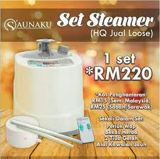 Saya kongsikan cara memuaskan diri sendiri. Set Periuk Steamer Sauna Tangas Herba Spa Dirumah Sendiri Saunaonline4u