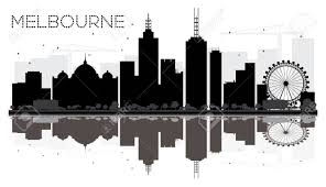 Au$ 19.95 original price au$19.95 (10%. Skyline Von Melbourne City Skyline Schwarz Weiss Silhouette Mit Reflexionen Vektor Illustration Einfaches Flaches Konzept Fur Tourismus Lizenzfrei Nutzbare Vektorgrafiken Clip Arts Illustrationen Image 75896224