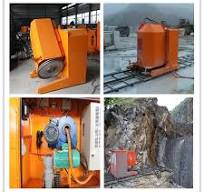 Quarry Diamond Wire Saw Mining Machine OMC-SJ37 Stone 100% Production  Capacity 360 Degree Rotation 0-40m/s 20-80m Yellow 800mm