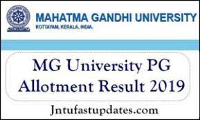 Kerala ugcap 2019 mg university second allotment results and ranklists publish. Mg University Pg First Supply Allotment 2019 Results Released Mgcap 1st Supply Allotment List Cap Mgu Ac In
