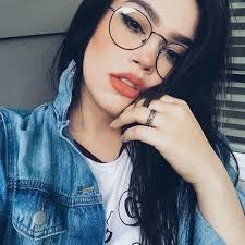 Woman Black And Clear Glasses Curtain Round Glasses Frame Woman Retro Myopia Optical Frames Metal Clear Lens Black Silver Gold Eyeglasses 3 In 2020 Brillen Rundes Gesicht Brille Gesichtsform Brille