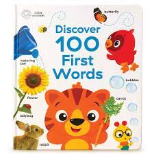 Baby Einstein Discover 100 First Words Board Book Walmart Com