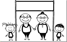 Bonitos dibujos para el día del padre a color o para colorear. Dibujos Para Colorear Abuelos Colorear Dibujos Infantiles