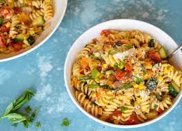 Summer Pasta Primavera Once Upon A Chef Recipe Roasted Summer Vegetables Veggie Pasta Recipes Summer Recipes Dinner