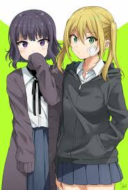 Majo & Yamai [Joshikousei no Mudazukai] – Anime Pigtail Passion