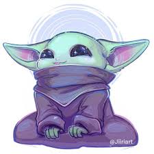 Adorable Baby Yoda Art In 2020 Yoda Art Yoda Drawing Yoda Wallpaper