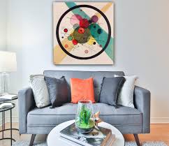 Wassily Kandinsky Circles In A Circle Famous Canvas Print Museum Wrap Poster Fine Art Paper Print Wall Decor Famous Artist Painting Famous Artists Paintings Fine Arts Posters Circle Wall Art