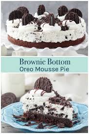This Homemade Mousse Pie Is The Perfect Dessert For Oreo Lovers Recipe Oreo Mousse Desserts Oreo Dessert