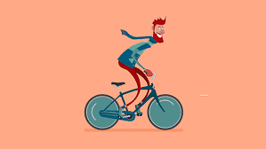 The Road For Winter On Behance Mountain Bike Art Bike Art Motion Design Animation