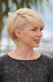 Michelle Williams Short Side Part Frisuren Kurzhaarfrisuren Frisur Ideen