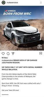 Dealer new car kuala lumpur » cheras. Less Than 200 Is Actually 127 Units Total Toyota Gr Yaris Allocated For Malaysia Wapcar