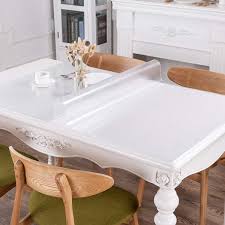 The best way to protect the surface of your antique or expensive dining room, kitchen or conference table is by using a custom made table protector pad that is heat resistant and magnetic. Lovepads 1 5mm Thick 60 X 60 Inches Clear Table Cover Protector Clear Plastic Tablecloth Protector Table Pad For Kitchen Wood Grain Square Table Protector For Dining Room Table Table Pads Kitchen