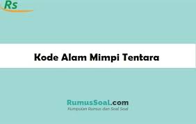 Vor 1 tag · scroll to top Kode Alam Mimpi Tentara 2d 3d 4d Di Buku Mimpi Erek Erek