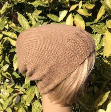 Alpaca Beanie Hat Size L Xl Color Camel