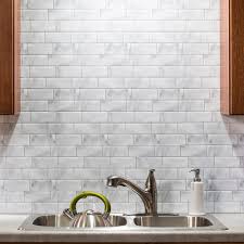 Peel and stick tile is a very thick vinyl sticker that has the texture and colour of ceramic or porcelain wall tiles. Tack Tile Peel Stick Vinyl Backsplash Pack Of 3 Overstock 21930782
