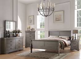 Louis Philippe Antique Gray Sleigh Bedroom Set Sleigh Bedroom Set Acme Furniture Bedroom Set