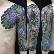 Tattoo sleeve ideas and designs. 60 Japanese Half Sleeve Tattoos For Men Manly Design Ideas