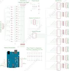 8x8x8 Led Cube Schematic Led Cube Arduino Led Arduino