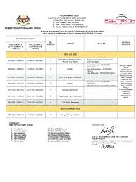 Program prasiswazah pbjj (kemaskini terakhir: Kalendar Akademik Sesi Jun 2020 Tempoh 14 Minggu Diploma Politeknik Pra Diploma Politeknik Sijil Kemahiran Politeknik Pindaan Mei 2020
