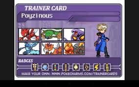 Mytradingcards.com is the #1 online trading card maker allows you to create your own trading cards and baseball cards online. My Trainer Card Pokemon Amino