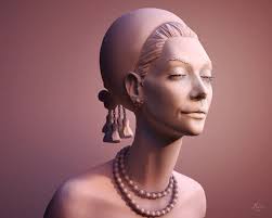 Woman Portrait Sculpt & Render :: Behance