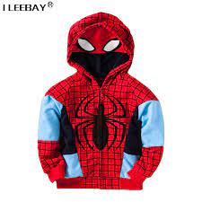 Nice New Boy Spring Jacket Kids Spiderman Coat Children Outerwear Toddler Fashion Cartoon Zipper Hoody Sweatersh Kids Outerwear Boy Outfits Boys Spring Jackets