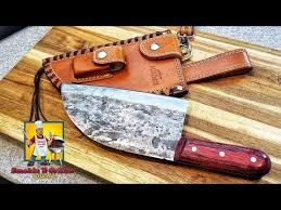 Official almazan knives hand forged kitchen chef knife in high carbon steel with original leather sheath. One Crazy Serbian Chef Knife Review Is It Worth It