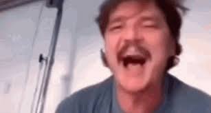 Pedro breaking character is so great. Pedro Pascal Crying Gif Pedro Pascal Crying Meme Discover Share Gifs