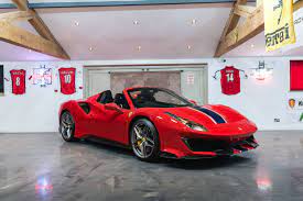 The ferrari 488 pista spider joined the 488 lineup at the 2018 pebble beach concours d elegance as a replacement for the 458 speciale aperta. 2020 Ferrari 488 Pista Spider Rhd 200 Miles Classic Driver Market