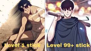 He Was A Trash Noob Until He Reinforces A stick To Level 99 - Manhwa Recap  [Reupload] - YouTube