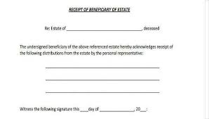 Choose an online legal services provider or locate a will template. Free 7 Sample Beneficiary Release Forms In Pdf Ms Word