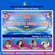 Maybe you would like to learn more about one of these? Pelaksanaan Mpls Daring Smas K Yos Sudarso Kepanjen Tahun Pelajaran 2021 2022 Sma Katolik Yos Sudarso